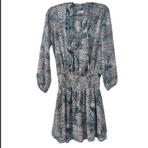 Veronica M print short dress. Beautiful. Size M